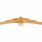 Ekena Millwork Bellingham Rough Sawn Timber Gable Bracket, Western Red Cedar, 60"W x 12"H x 4"D x 6"F, 5/12 Pitch GBW060X12X0406BEL00RWR - alternate 5